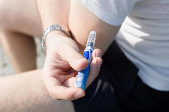Inxección de involucrada na diabetes