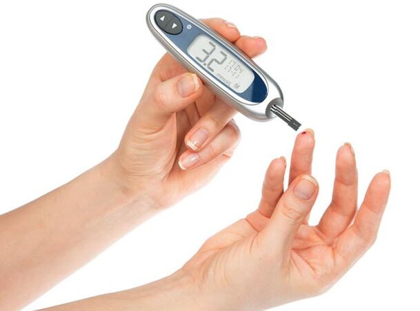 Indicadores de azucre no sangue con diabetes